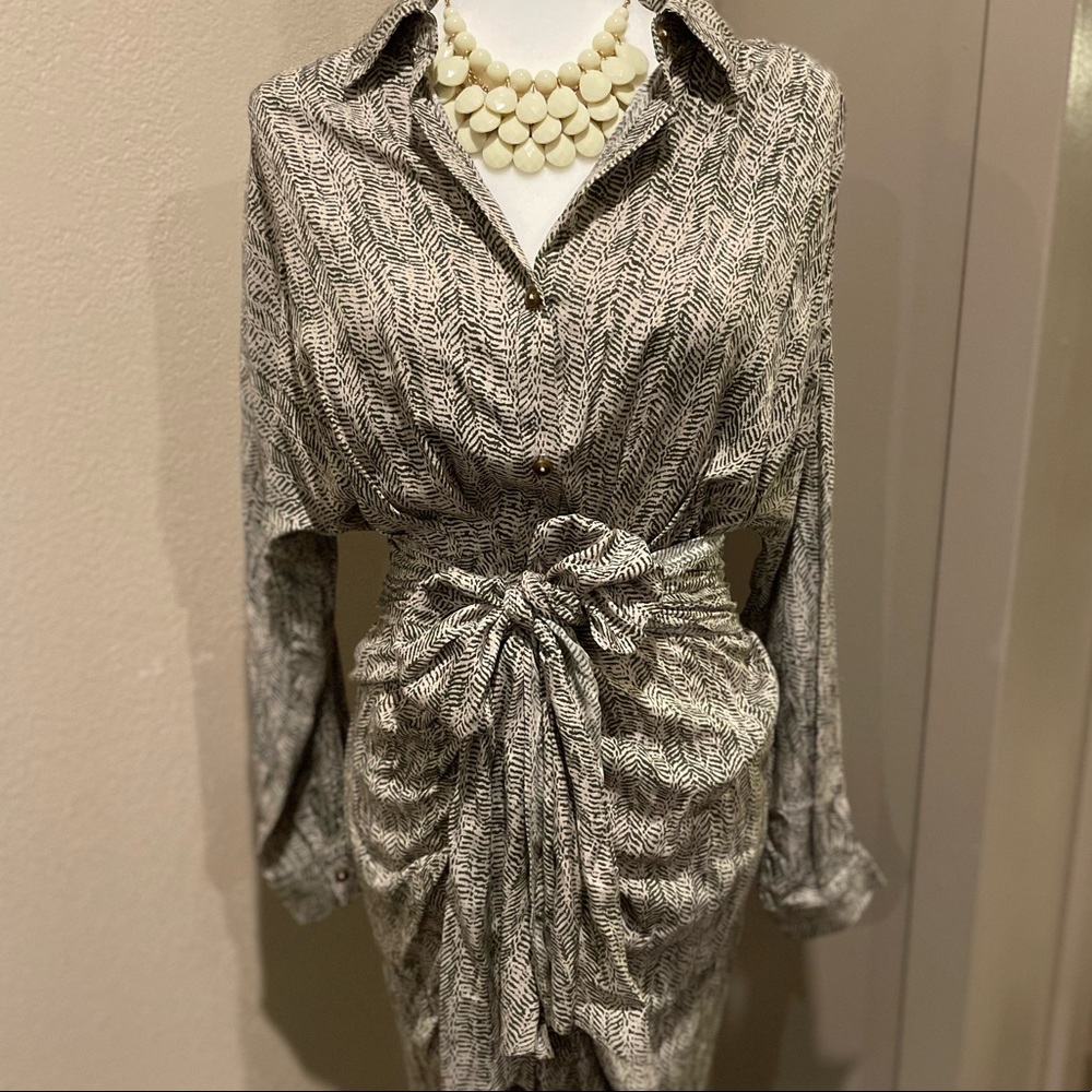 Button up dress